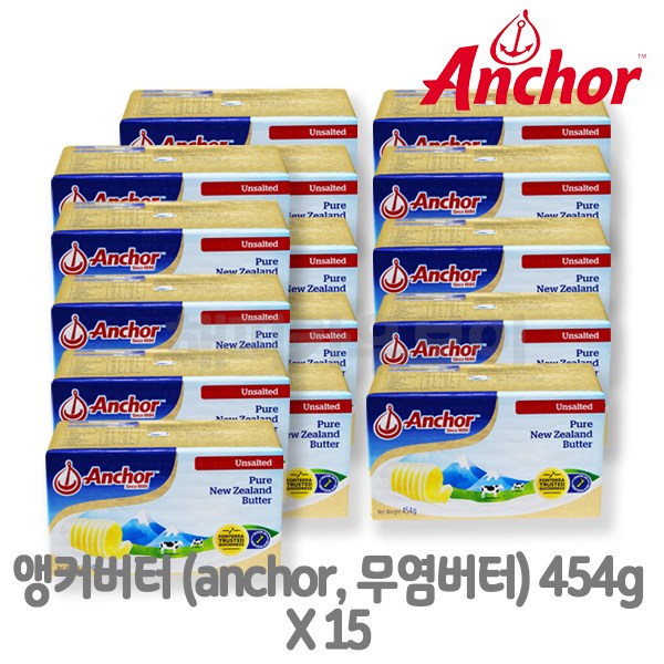 리뷰가 좋은 앵커 무염버터, 454g, 15개 좋아요 리뷰가 좋은 앵커 무염버터, 454g, 15개 좋아요