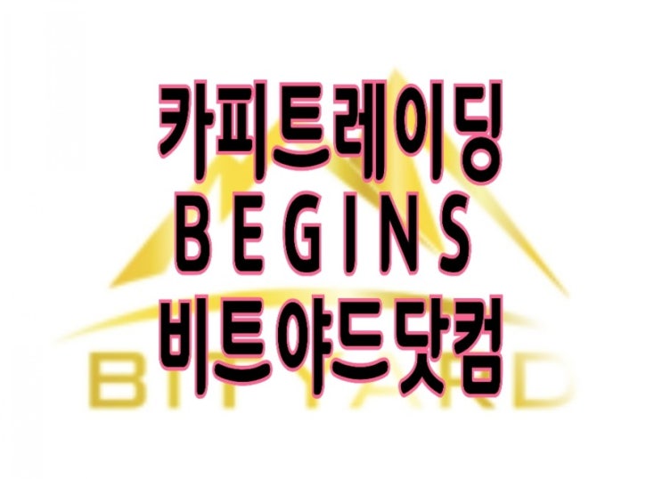 비트야드 거래소에서 카피트레이딩을 시작하다 비트야드 거래소에서 카피트레이딩을 시작하다
