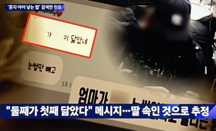 구미여아 친모 핸드폰으로 셀프출산 검색