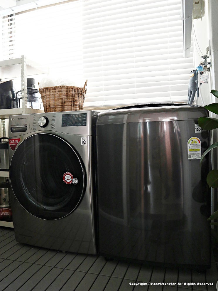 세탁기 추천, 인공지능 LG AI 통돌이 세탁기 설치 후기