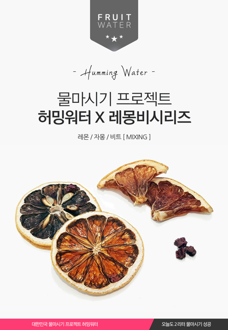  [제품출시] 공감티비 자체상품 건조과일칩 과일차!! (허밍워터)