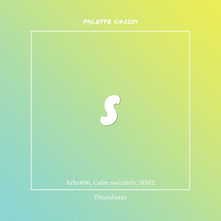 SOUND PALETTE - Thursdaaay [노래가사, 듣기, Audio]