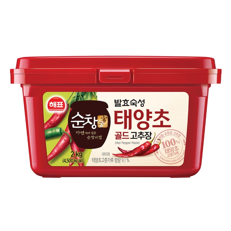 갓성비 좋은 해표 순창궁 태양초 골드 고추장, 2kg, 1개 좋아요 갓성비 좋은 해표 순창궁 태양초 골드 고추장, 2kg, 1개 좋아요