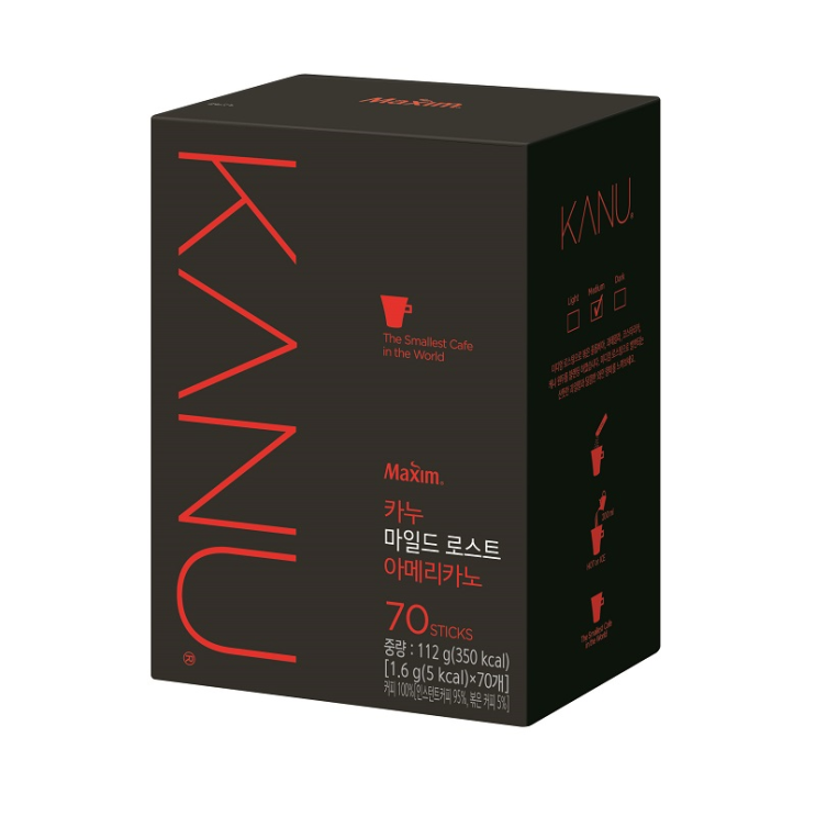 가성비 좋은 카누 마일드로스트 아메리카노, 1.6g, 70개 좋아요