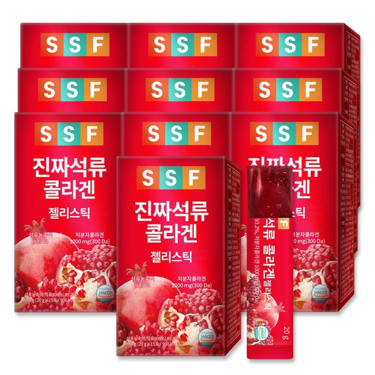  많이 찾는 순수식품 진짜 석류 저분자 콜라겐 젤리 스틱, 20g, 150개 좋아요