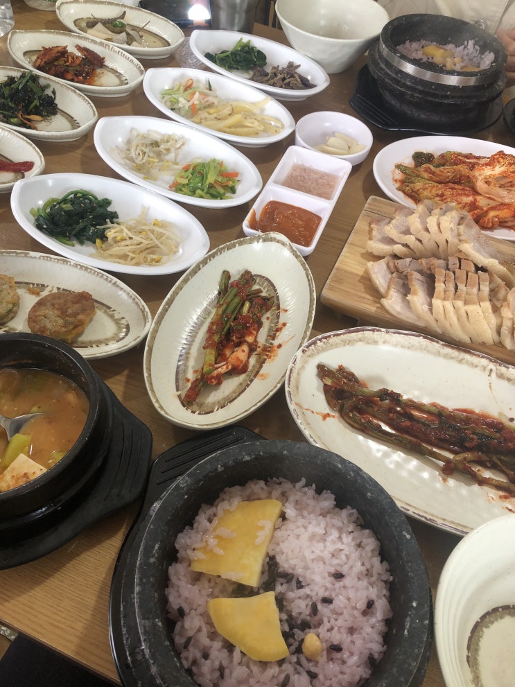  보문역맛집 한정식 가성비 끝판왕 한상차림밥상(보쌈맛집)