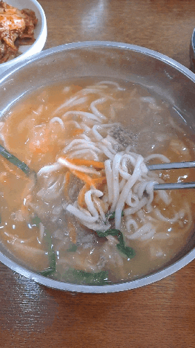  시흥 정왕동 맛집 / 건강검진 후 먹는 명동칼국수와 커피한잔의 여유