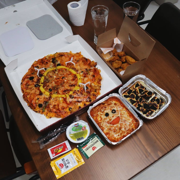 &lt;서울 피자몰딜리버리&gt; [신촌 / 신촌 피자몰] 집에서 즐기는 피자몰 파티팩