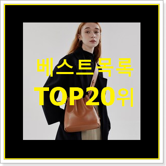  업계최고 펜디몬트레조버킷백 제품 BEST 목록 TOP 20위