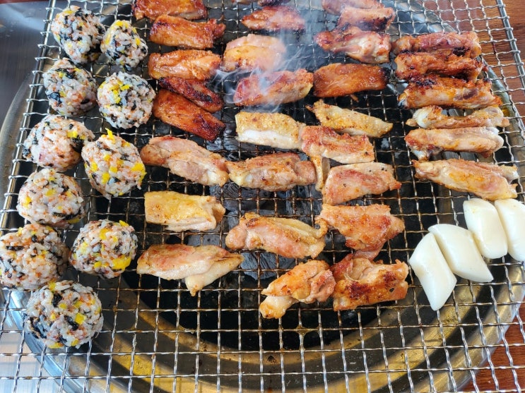  구워먹는 한가네숯불닭갈비!파주 운정 가람마을 맛집