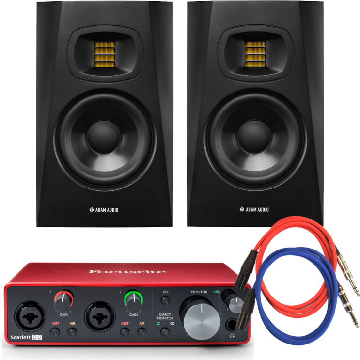 인기있는 포커스라이트 스칼렛 2i2 3G x 아담 T5V 스피커 패키지 좋아요 인기있는 포커스라이트 스칼렛 2i2 3G x 아담 T5V 스피커 패키지 좋아요