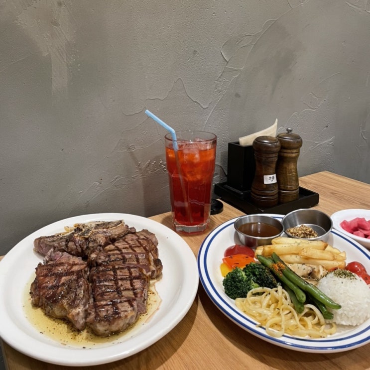  의정부맛집 스테이크&파스타 맛집 ‘버닝스톤’ (스파게티 하우스 차오)