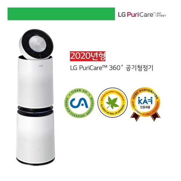 선택고민 해결 LG전자 (28형) 퓨리케어 360 공기청정기 AS280DWFC 듀얼부스터(92.4)+무빙휠 좋아요