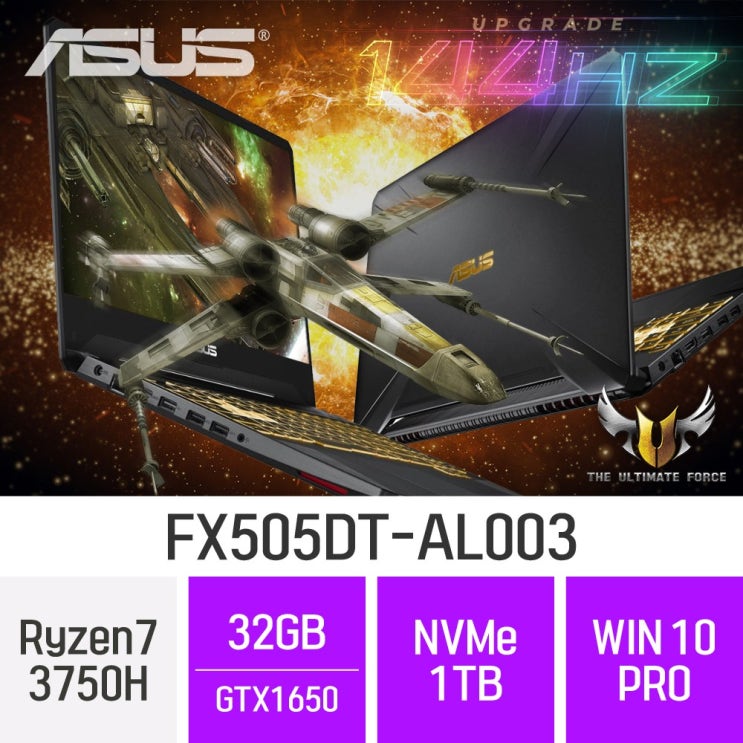 인지도 있는 ASUS TUF 게이밍 FX505DT-AL003 [입고완료], 32GB, SSD 1TB, 포함 좋아요