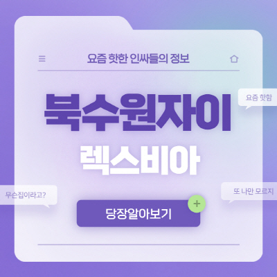  북수원자이 렉스비아 분양가 평면도 모집공고 총정리