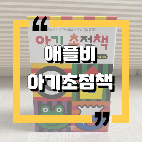  [내돈내산솔직후기] 애플비：아기초점책：