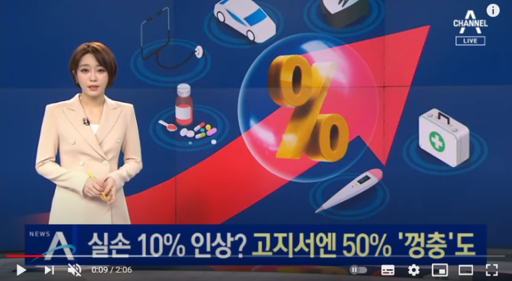 실손 보험료 10% 인상?…고지서엔 50% ‘껑충’도 | 뉴스A 실손 보험료 10% 인상?…고지서엔 50% ‘껑충’도 | 뉴스A
