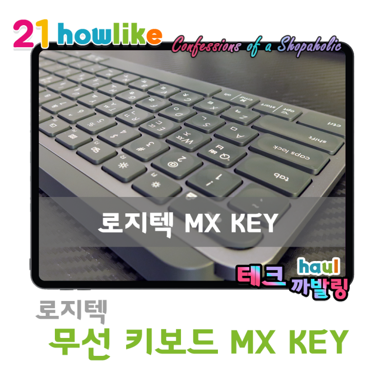  쫀쫀한 키감과 편리한 기능이 맥북에 딱 좋은 키보드 로지텍 MX KEYS