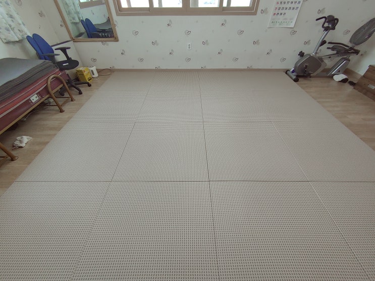 전북 장수군 천천면 박곡마을생활관 (노인정, 경로당, 할아버지방, 할머니방) - 다오코리아 안전 바닥 매트 설치