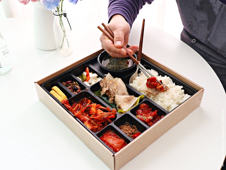  도시락맛집, 원할머니보쌈족발 양주옥정점에서 도시락신메뉴 포장