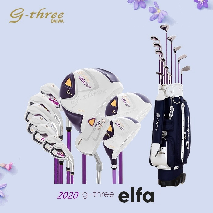 핵가성비 좋은 다이와 2020 G-Three ELFA 여성용 풀세트 20년 지쓰리 엘파 골프클럽 추천합니다