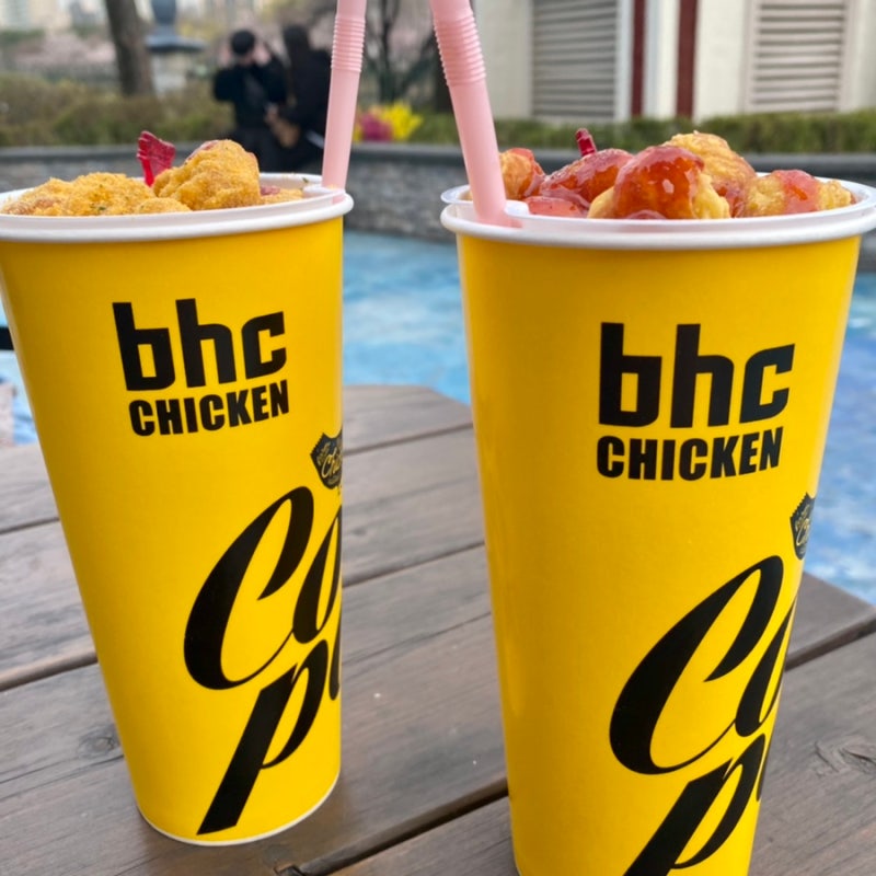 잠실 롯데월드 간식 추천 bhc 콜팝 치킨 & 뿌링클 콜팝 ♥ : 네이버 블로그