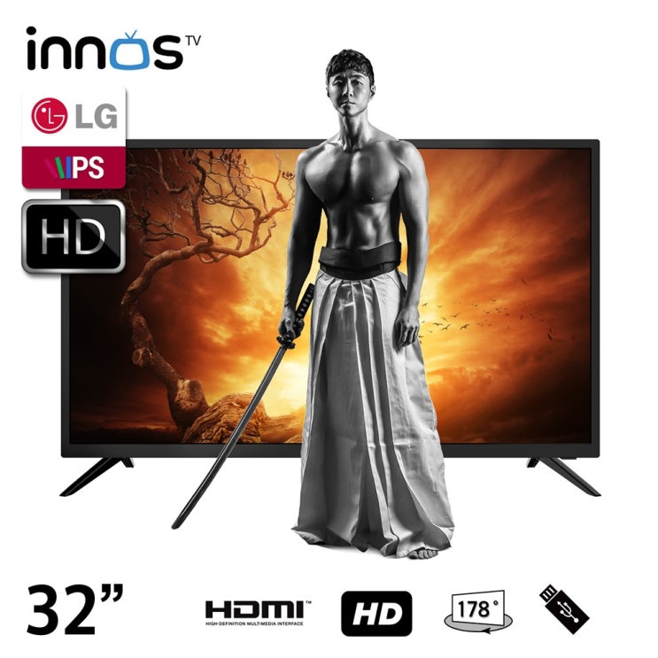 가성비 뛰어난 이노스 32인치 HD LED TV E3200HC LG 패널 택배출고 자가설치 ···