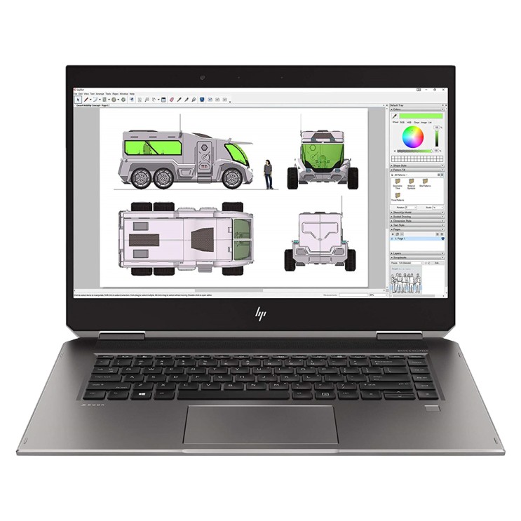 인기 급상승인 HP Zbook 15 Studio 노트북 G5-2YN55AV (i7-8750H 39.6cm Quadro P1000 4G), 256GB, 8GB, WIN10 Home