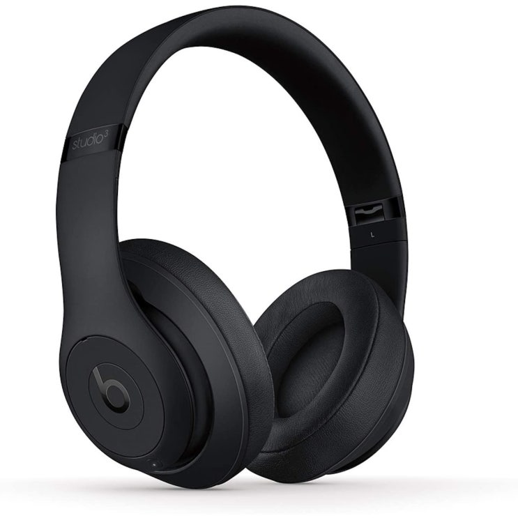 잘팔리는 Beats Studio3 무선 오버-이어 헤드폰 Wireless Over-Ear Noise Canceling Headphones, Matte Black (매트블랙) ···