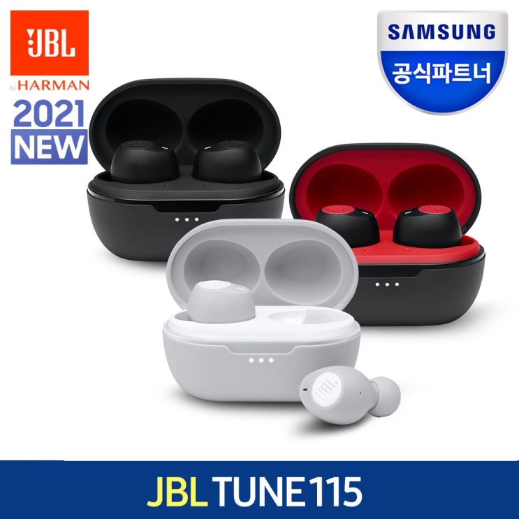 최근 많이 팔린 삼성공식파트너 JBL TUNE115 블루투스 이어폰 블랙, 블랙 [BLK] ···