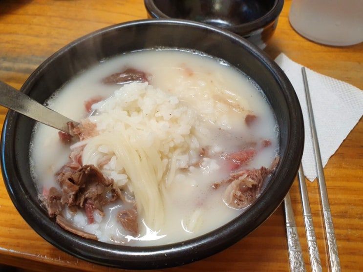  양평 양떼목장 근처 맛집 : 고바우설렁탕