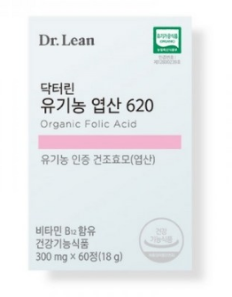  임산부 영양제, 중장년층 심혈관질환 예방 닥터린 유기농 엽산