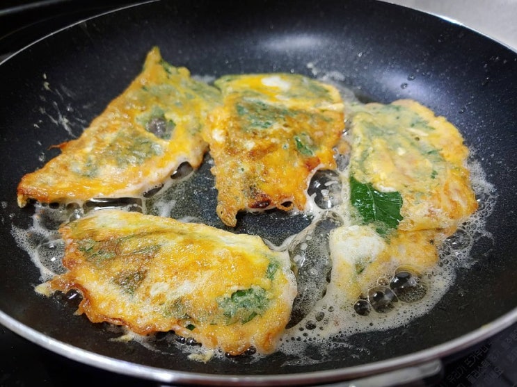  비오는 날엔 맛난 깻잎참치전 & 버터구이감자와 함께 :)