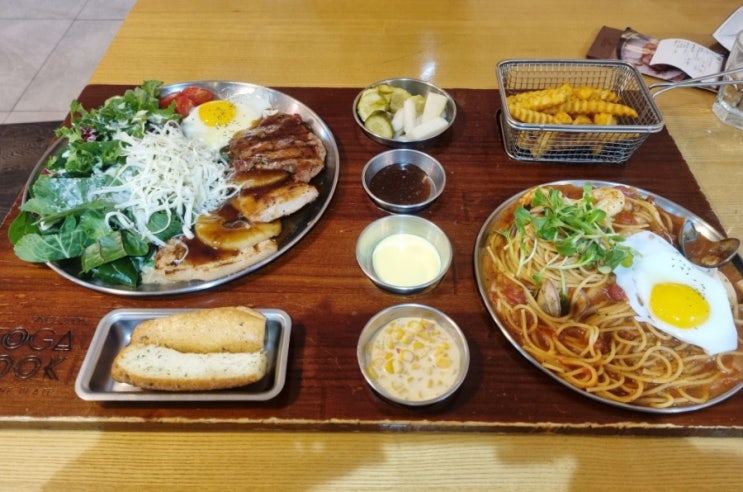  [안양] 서가앤쿡 모둠한상(해산물토마토파스타) 내돈내산 후기~