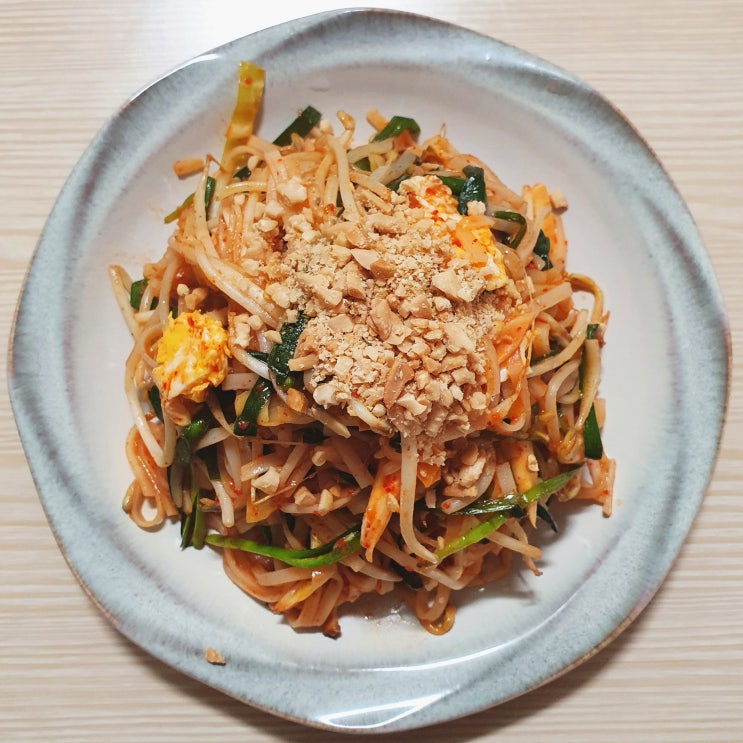  소스 안 사도 맛있게 만들어요, 팟타이 만들기
