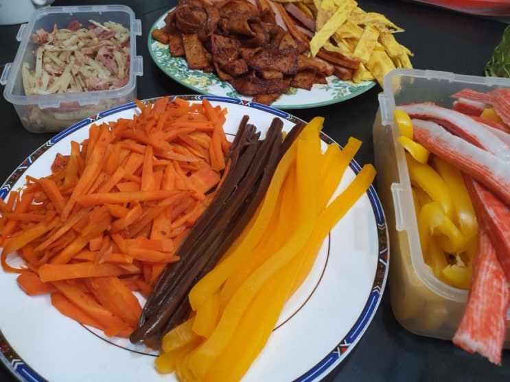  간단메뉴 김밥만들기~^^