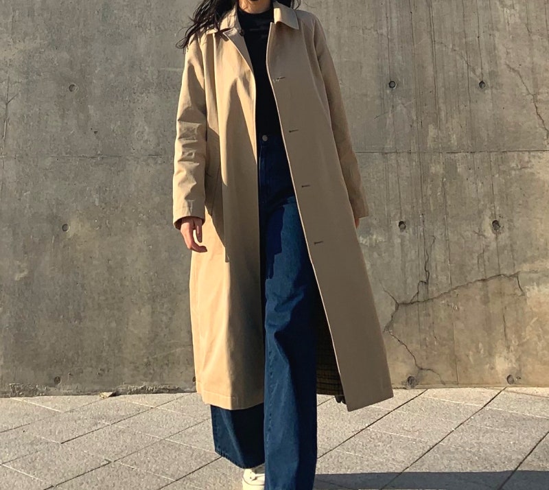 빈폴 트렌치 코트 여자 데일리룩! 클래식하게 예뻐요!