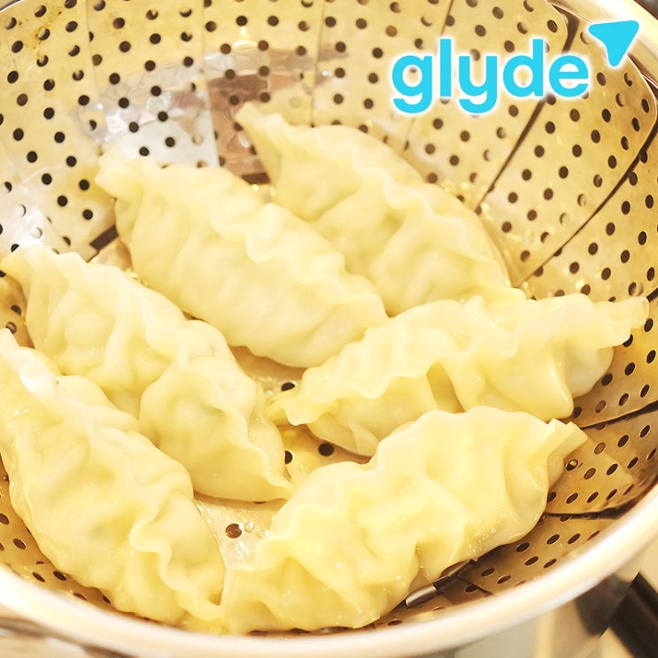  오늘 야식은 맛있는 글라이드 왕교자 찐만두! glyde