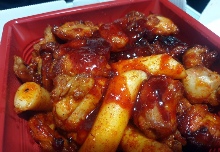  최애치킨 굽네치킨 볼케이노순살 배달