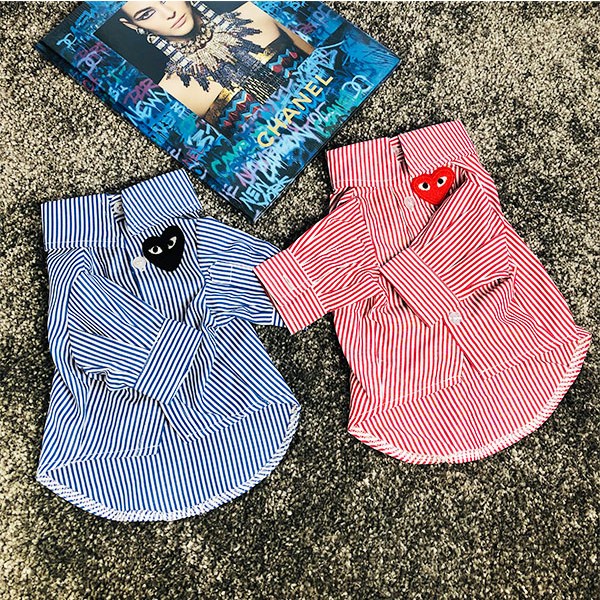 인기 급상승인 강아지 하트 스트라이프 셔츠 (2color), BLUE(S) 좋아요 인기 급상승인 강아지 하트 스트라이프 셔츠 (2color), BLUE(S) 좋아요