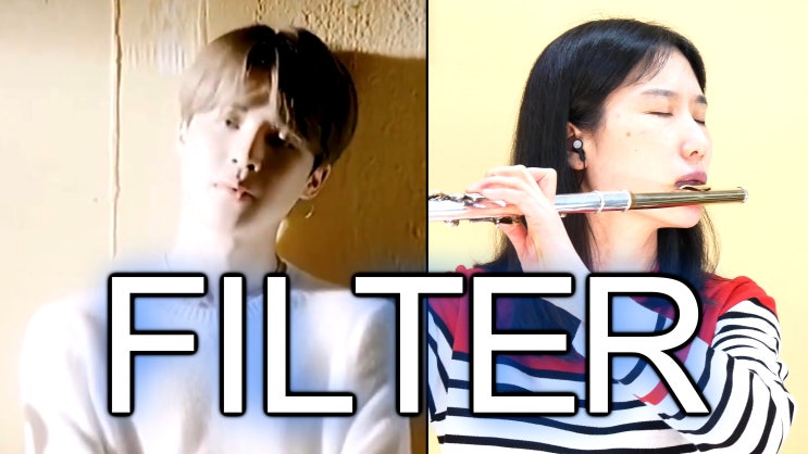 BTS Jimin Filter Flute Cover [Han Lyrics, Melody Chords] 지민 필터 플루트 악보