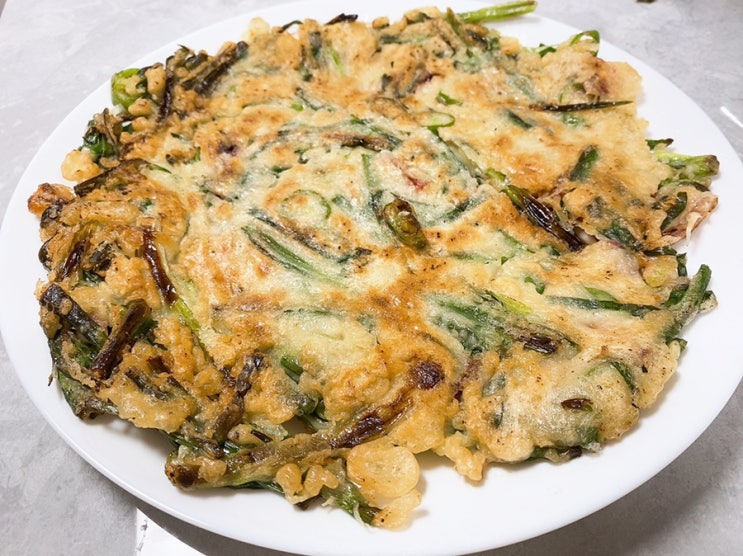  비오는날 맛있게 해물파전 만드는 법! 넘 맛나요