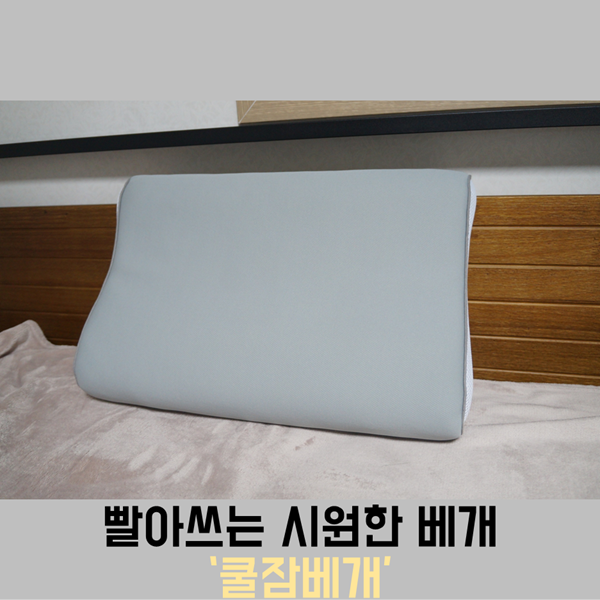  베개 추천! 새로운 형태의 시원한 수면베개 '슬립메이트 쿨잠베개'