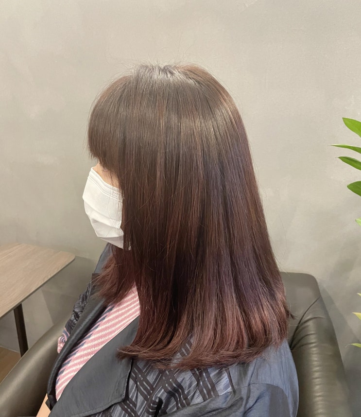  망포역미용실 우아수 헤어에서 톤다운 염색 성공 :)