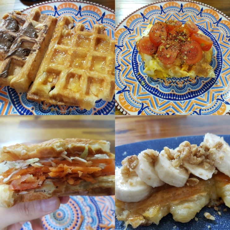  홈메이드 크로플 와플 맛있고 다양한 레시피 공개!!