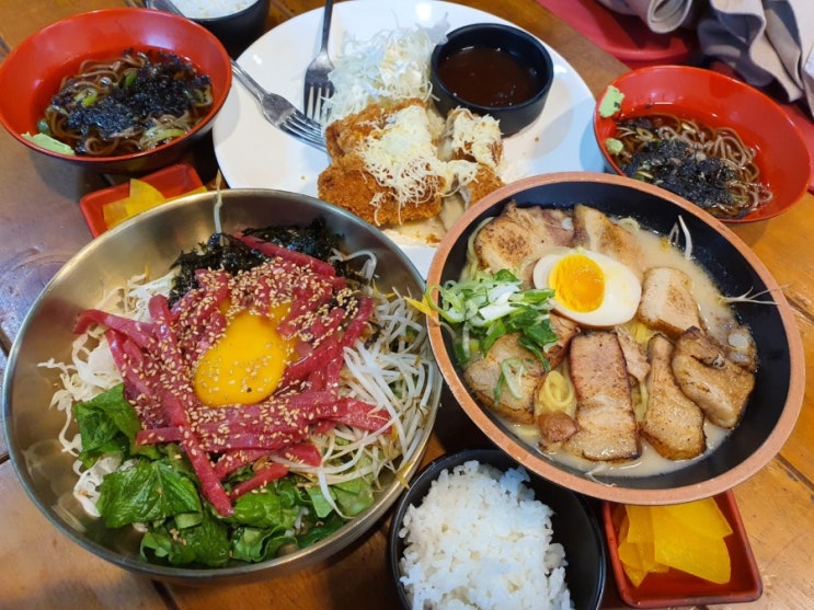  벚꽃보러 한양대 점심 시간에 산책하기 - 사근동 맛집 다케오네