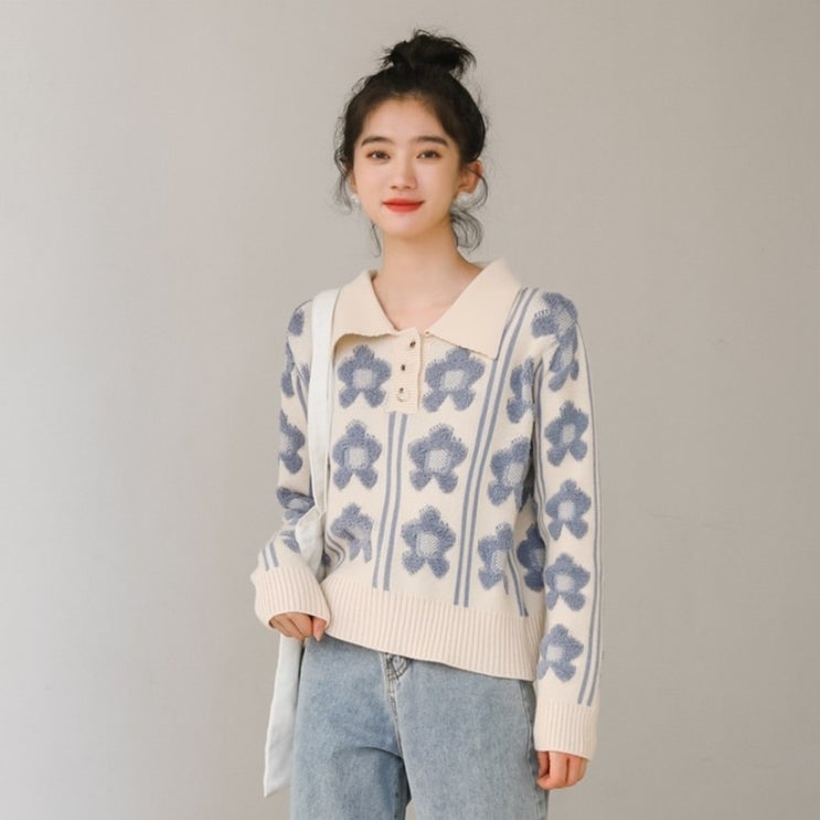 많이 팔린 POLO 넥 스웨터 여성 풀오버 후드 와이드 루즈핏 아우터 학생 INS 숲 신 숏 추천해요 많이 팔린 POLO 넥 스웨터 여성 풀오버 후드 와이드 루즈핏 아우터 학생 INS 숲 신 숏 추천해요