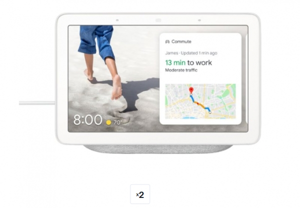 핵가성비 좋은 구글 네스트 허브 스마트 디스플레이 백악 2팩 ···