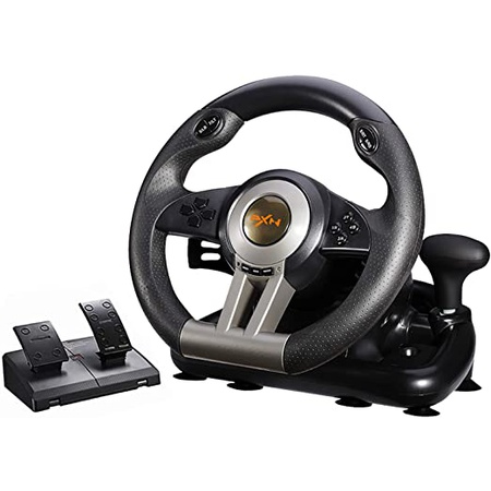 갓성비 좋은 브랜드 : PXN PXN V3II Simulate Racing Game Steering Wheel with Pedal 180 Degree Steering Wheel c