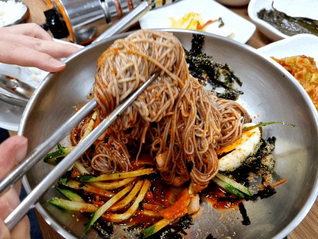  [용산 막국수 맛집 박명도봉평메밀막국수] 용산에서 이집 모르면 간첩! 제대로 하는 메밀막국수c